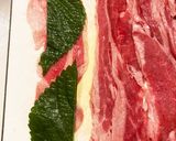 簡単♪ダシダで♡えごま葉の牛肉巻き作り方1写真