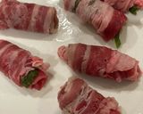 簡単♪ダシダで♡えごま葉の牛肉巻き作り方2写真