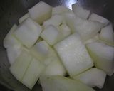 冬瓜と豚肉の煮物作り方1写真