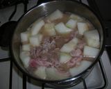 冬瓜と豚肉の煮物作り方3写真