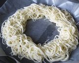 揚げない素麺で～クリスマスリース～作り方3写真