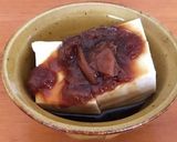 副菜♡簡単♡冷奴♡豆腐に梅ポン酢タレ作り方2写真