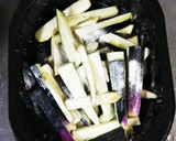 簡単 しらす干し入りと茄子の かき揚げ作り方1写真