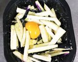 簡単 しらす干し入りと茄子の かき揚げ作り方2写真