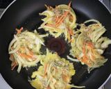 簡単 しらす干し入りと茄子の かき揚げ作り方4写真