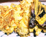 簡単 しらす干し入りと茄子の かき揚げ作り方5写真