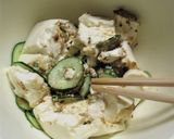 豆腐と胡瓜のせ、冷やしサッポロ一番作り方3写真
