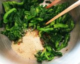 お弁当★箸が止まらない★菜の花の胡麻和え作り方3写真