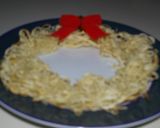 揚げない素麺で～クリスマスリース～作り方10写真