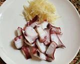 たこ飯とたこのガーリック炒め作り方2写真