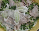レンジで♡豚バラと豆苗ネギの重ね蒸し♪作り方8写真
