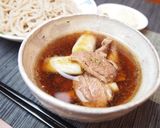 夏野菜たっぷりの鴨つけ素麺作り方10写真