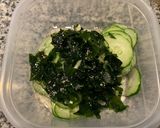 【簡単作り置き】きゅうりとわかめの酢の物作り方4写真