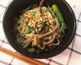 腸活✨スーパー大麦入りもやしのナムル作り方5写真