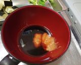 簡単！なすとピーマンの肉味噌そうめん作り方2写真