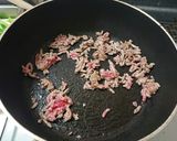 簡単！なすとピーマンの肉味噌そうめん作り方3写真