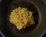 カップ麺が、お好み焼き作り方5写真
