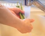 ご飯がすすむ!アスパラ明太マヨネーズ和え作り方1写真
