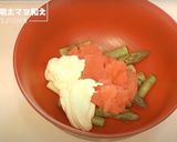 ご飯がすすむ!アスパラ明太マヨネーズ和え作り方8写真