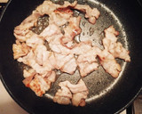 簡単☆豚肉と小松菜の和風焼きそば作り方1写真