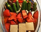 夏野菜のひんやり煮物作り方3写真