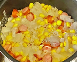 スイートコーンとソーセージの炊き込みご飯作り方3写真