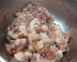 山芋と豚肉の中華炒め作り方1写真