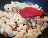 山芋と豚肉の中華炒め作り方5写真