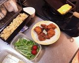 冷凍焼き飯&からあげの中華弁当作り方4写真