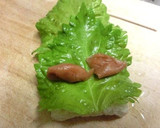 3分おつまみ☆　ちくわの梅しそ巻き作り方2写真