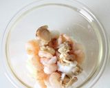 フュメドポワ…【炊飯器ピラフ（シーフード作り方2写真