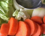 鍋に放り込むだけ　キャベツのクリーム煮作り方3写真