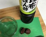 我が家の焼き梅ときゅうりのポン酢漬け作り方1写真