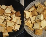 鶏肉と厚揚げとナッツの豆板醤炒め作り方1写真