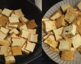 鶏肉と厚揚げとナッツの豆板醤炒め作り方1写真