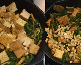 鶏肉と厚揚げとナッツの豆板醤炒め作り方6写真