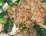 栄養たっぷり♪サバ缶と小松菜の卵炒め☆作り方5写真