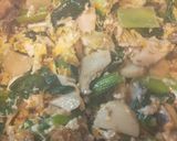 栄養たっぷり♪サバ缶と小松菜の卵炒め☆作り方7写真