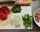 オクラのスパイシートマトスープ+α作り方3写真