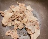 ネギと豚バラの醤油焼きそば作り方3写真