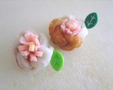 お弁当に✿ちくわの三つ編みフラワー作り方6写真