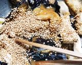 焼き茄子のゆず味噌和え作り方5写真