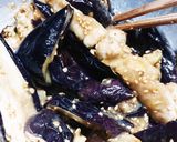 焼き茄子のゆず味噌和え作り方6写真
