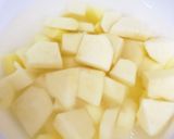 じゃがいも いんげん 油揚げの味噌汁^^作り方2写真