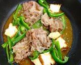 減塩 豚とピーマンと厚揚げの甘味噌炒め作り方4写真