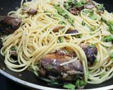 【いわし缶(醤油煮)】1食60円パスタ作り方6写真