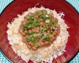 簡単☆お手軽ポテチ納豆丼♩作り方5写真