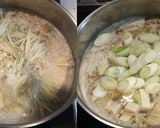豆腐と豆苗の中華風かき玉スープ作り方3写真