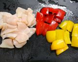 簡単！パプリカのマスタード醤油炒め作り方1写真