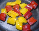 簡単！パプリカのマスタード醤油炒め作り方2写真